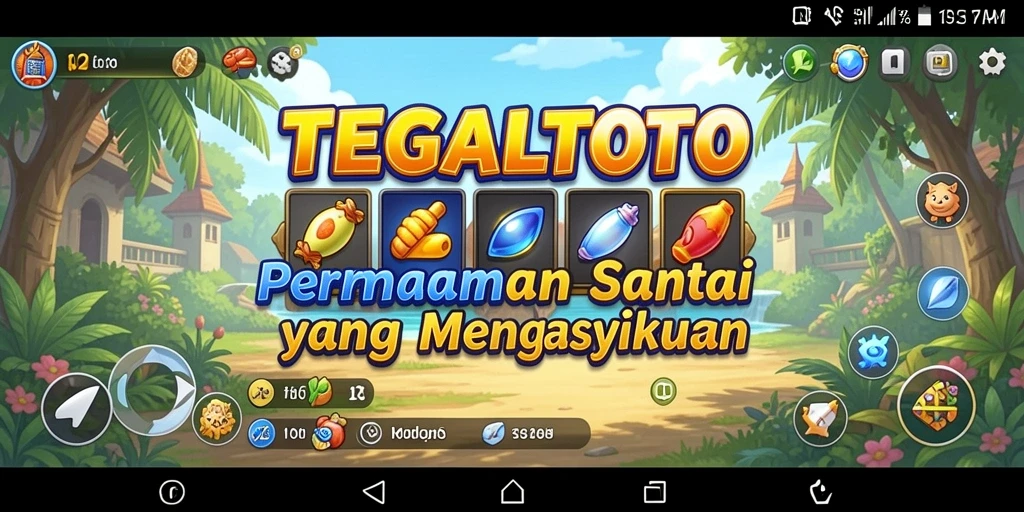 Screenshot gameplay TEGALTOTO dengan elemen permainan yang menarik.